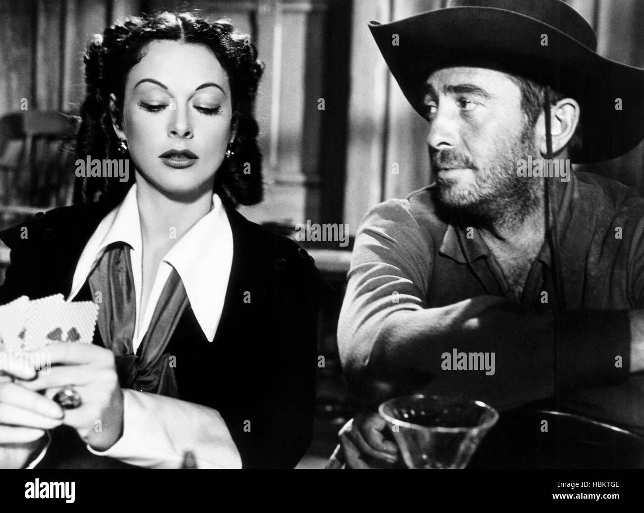 COPPER CANYON, from left, Hedy Lamarr, Macdonald Carey, 1950 Stock