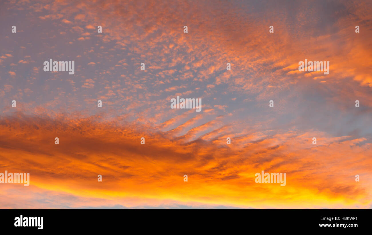 The Sky in Orange Stock Photo