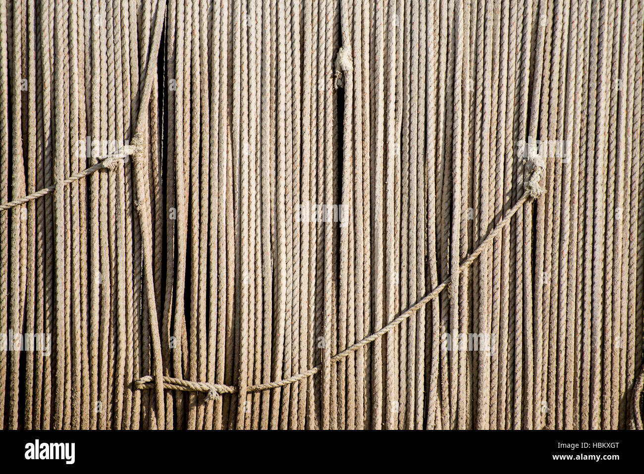 Lines of Rope Stock Photo Alamy