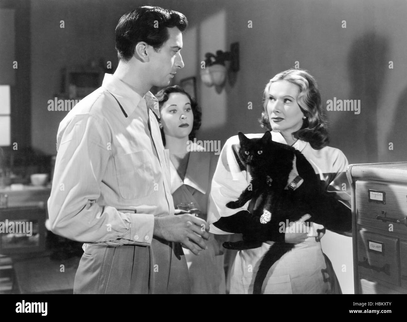 THE CREEPER From Left John Baragrey Janis Wilson June Vincent 1948 the-creeper-from-left-john-baragrey-janis-wilson-june-vincent-1948