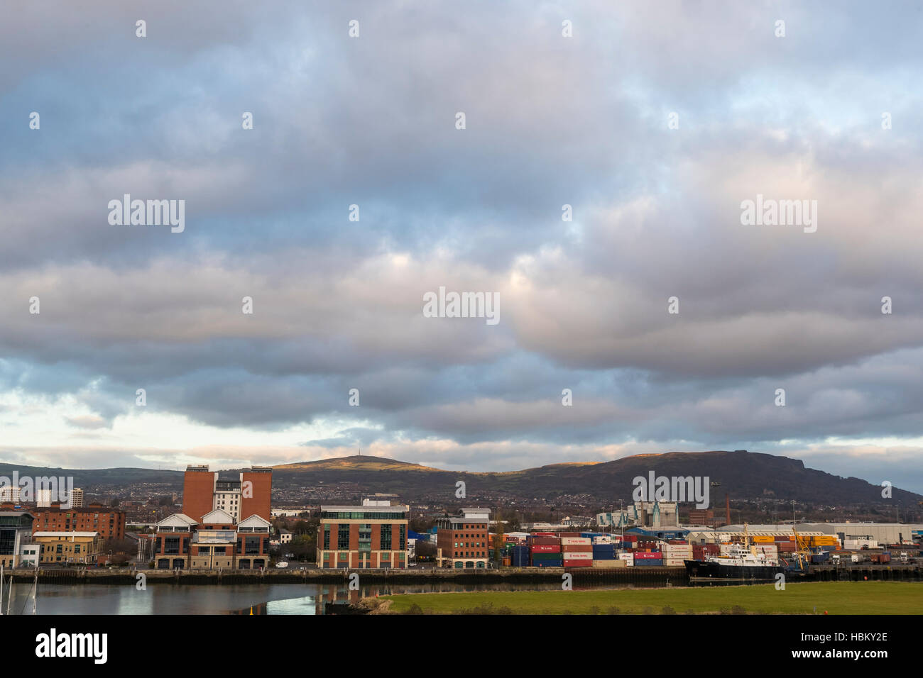 Former dock basin, now a marina under The Arc apartments, Queens Road