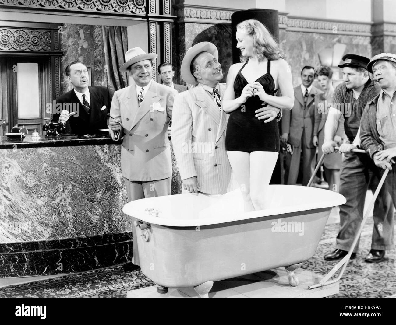 CRAZY HOUSE, from left, Franklin Pangborn, Ole Olsen, Martha O'Driscoll