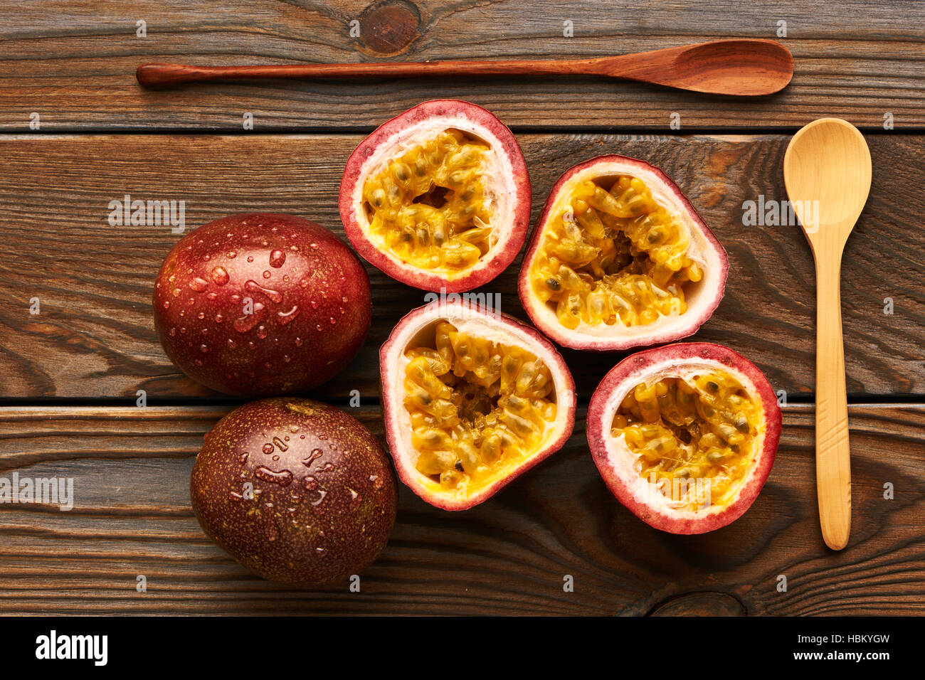Delicious fresh passion fruit hi-res stock photography and images - Alamy