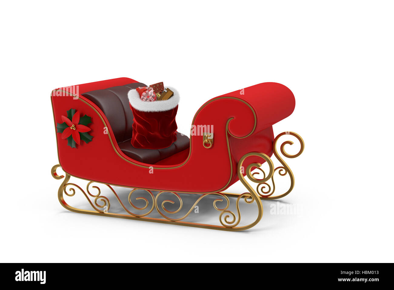Santa bag of gifts hi-res stock photography and images - Alamy