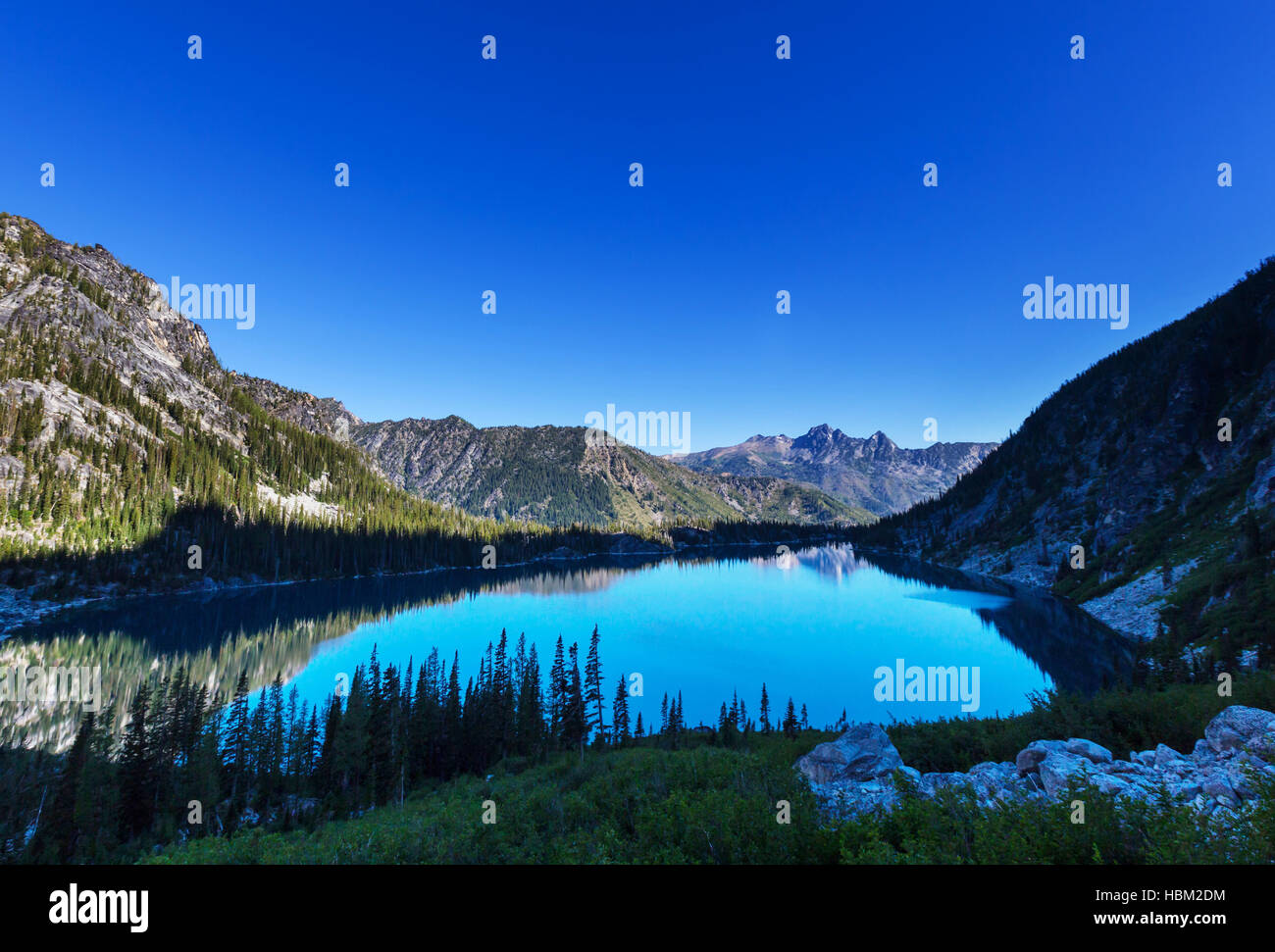Alpine lake Stock Photo Alamy
