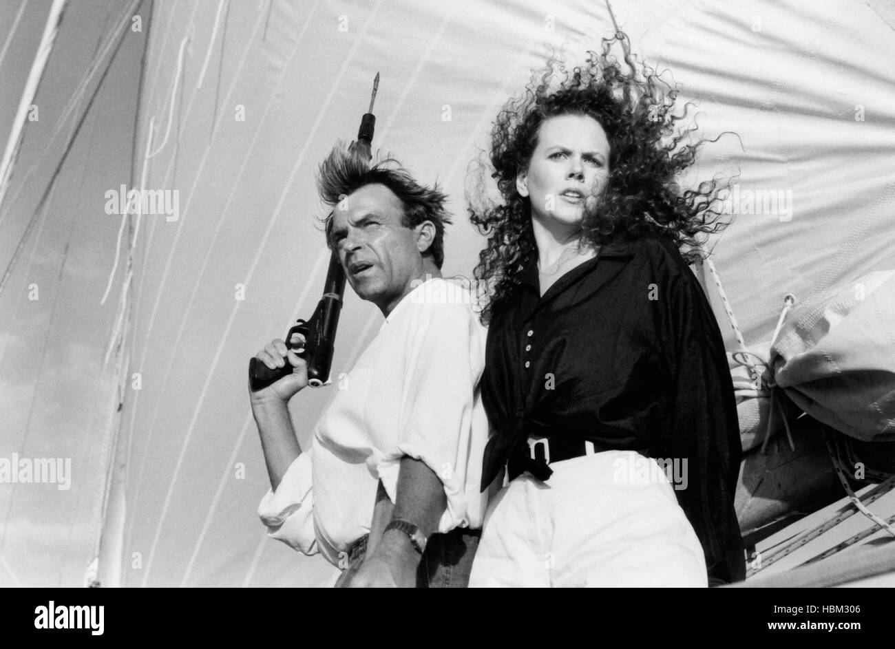 DEAD CALM, from left, Sam Neill, Nicole Kidman, 1989, ©Warner Brothers