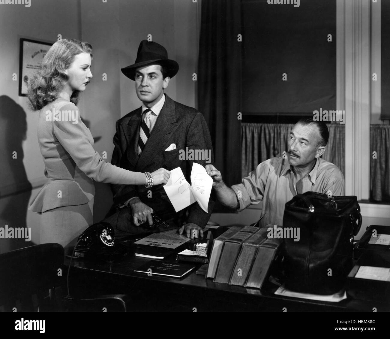 DECOY, Jean Gillie, Edward Norris, Robert Armstrong, 1946 Stock Photo