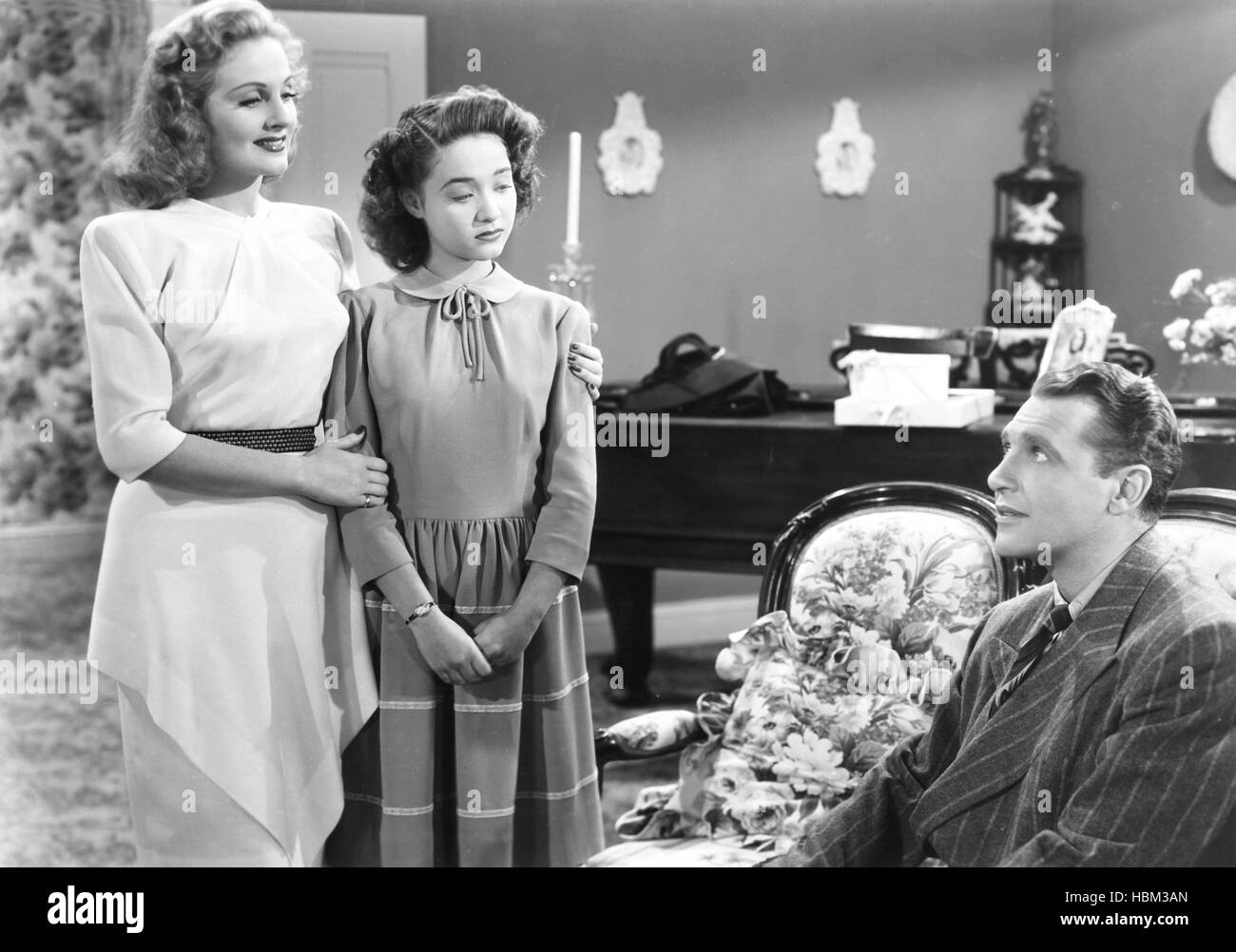 DELIGHTFULLY DANGEROUS, from left Constance Moore, Jane Powell, Ralph Bellamy, 1945 Stock Photo