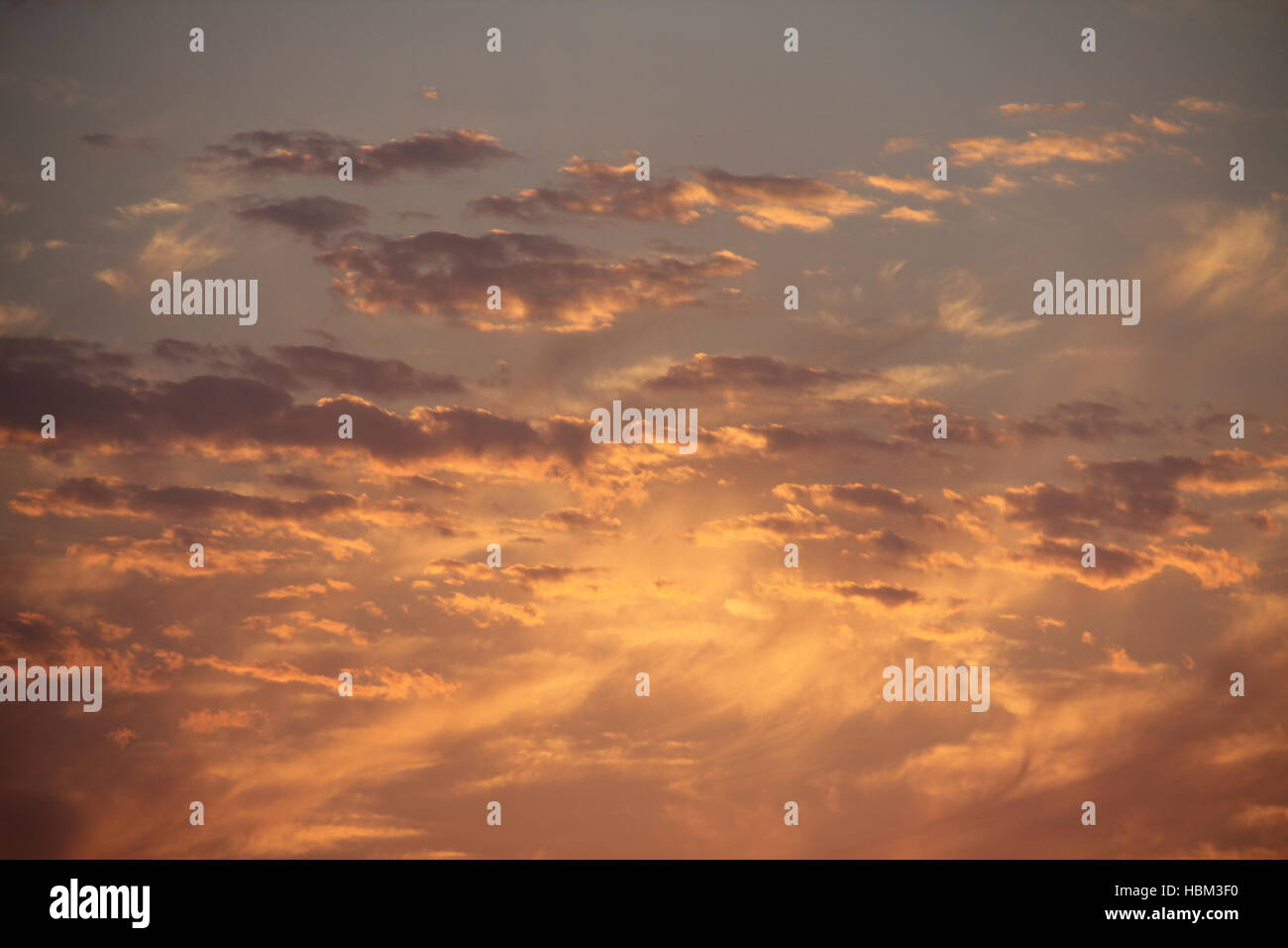 Sunset sky at the sea Stock Photo - Alamy