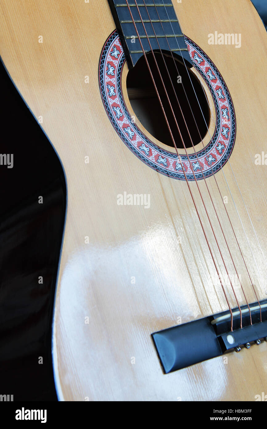 Classic acoustic guitar Stock Photo Alamy