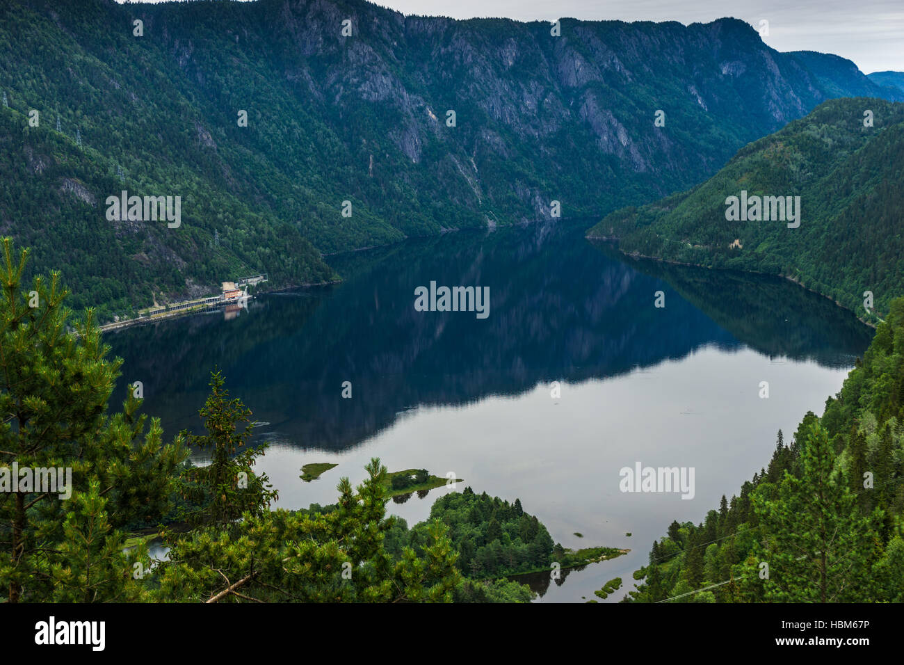 Landscape in Norway Stock Photo