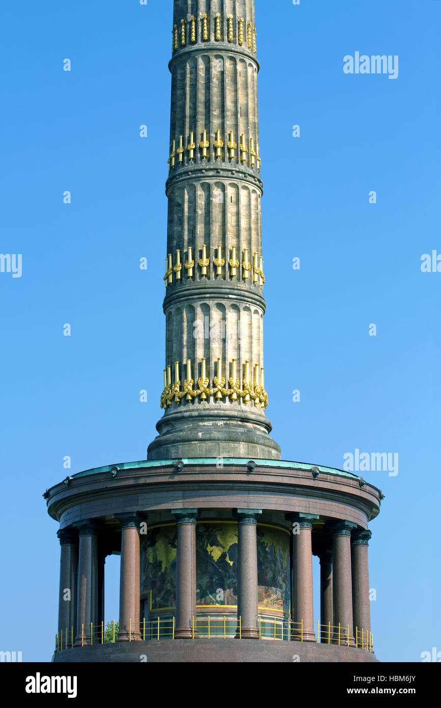 Victory Column 003. Berlin Stock Photo