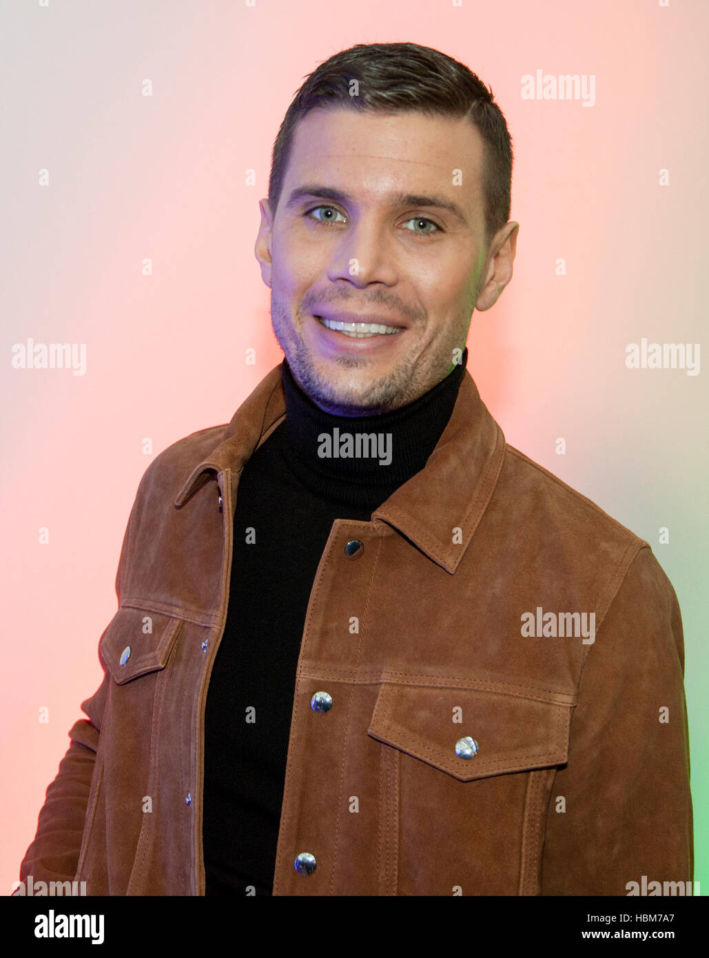 ROBIN BENGTSSON Swedish singer in the Swedish trial competition for the  European song contest final in Ukraine Stock Photo - Alamy