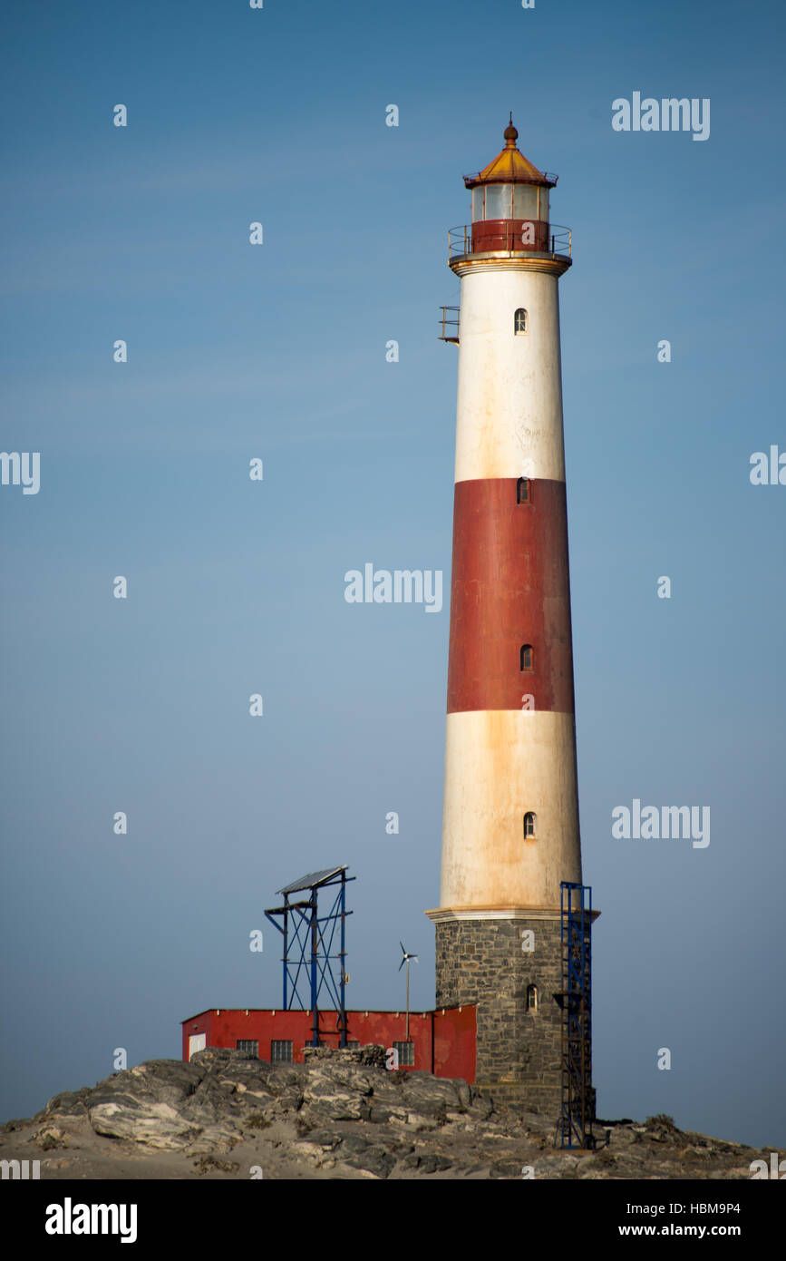 Lighthouse at Dias Point Stock Photo