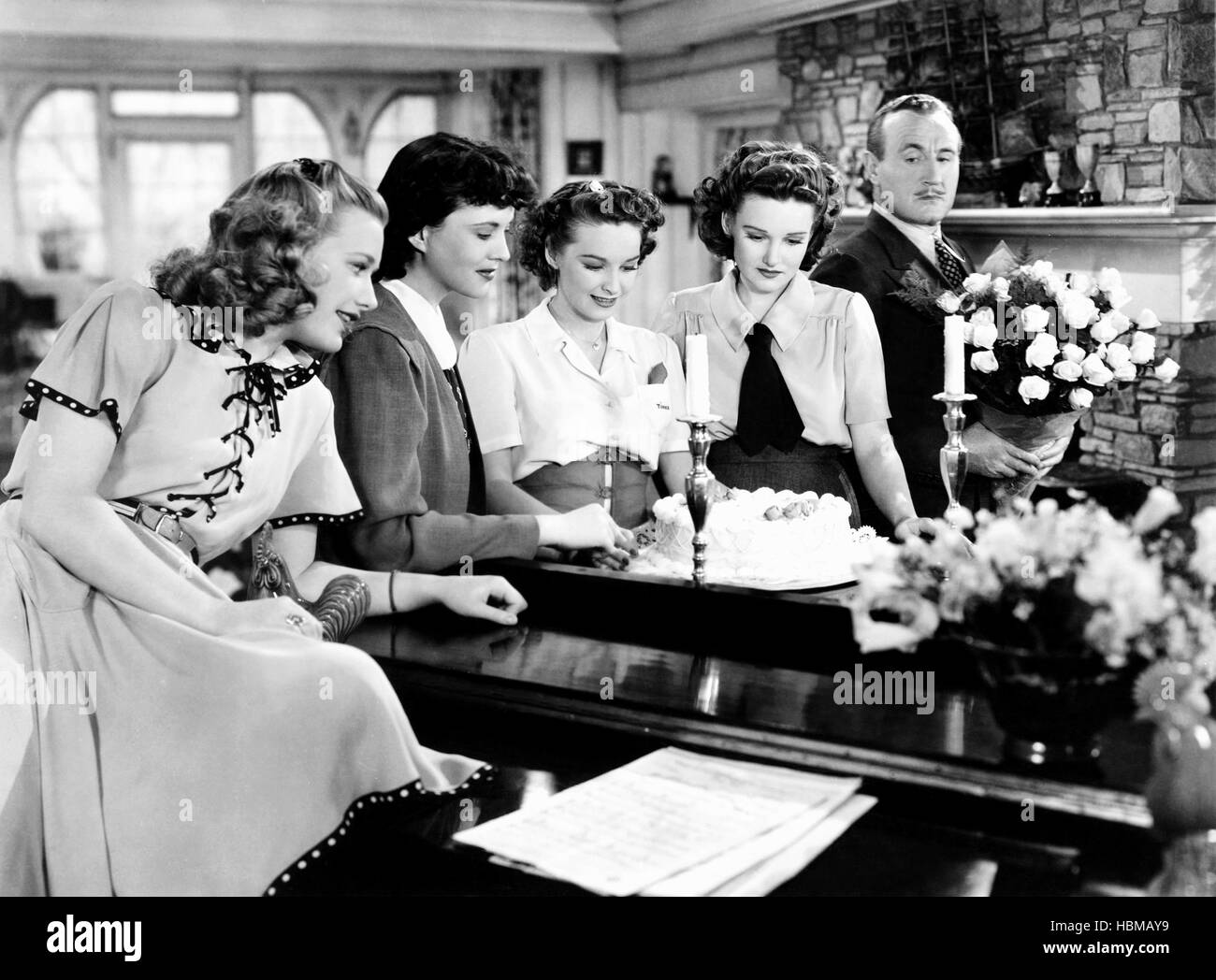 DAUGHTERS COURAGEOUS, from left, Priscilla Lane, Gale Page, Rosemary