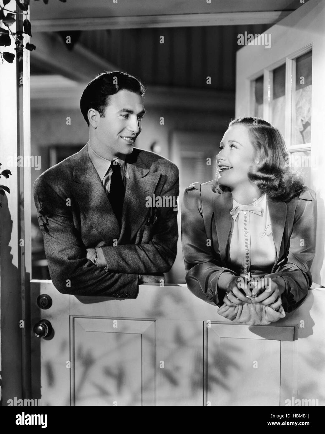 DAUGHTERS COURAGEOUS, Jeffrey Lynn, Priscilla Lane, 1939 Stock Photo