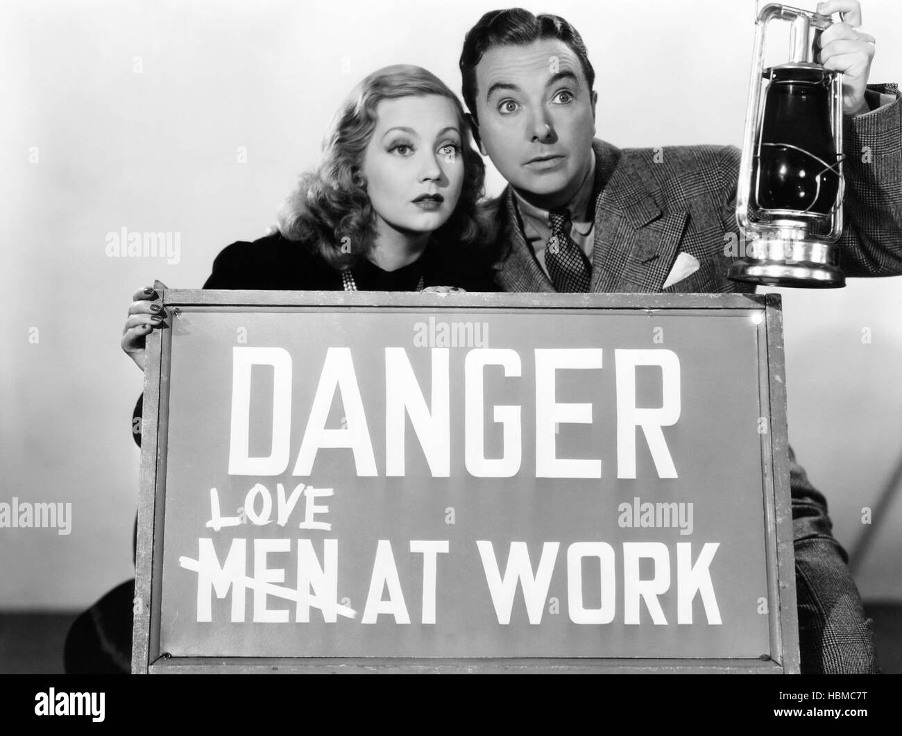 DANGERLOVE AT WORK, Ann Sothern, Jack Haley, 1937 Stock Photo Alamy