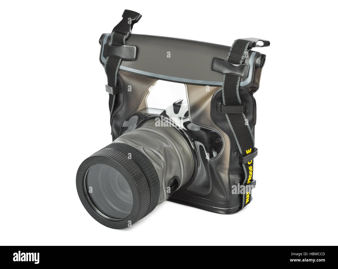 Camera in waterproof case Stock Photo Alamy