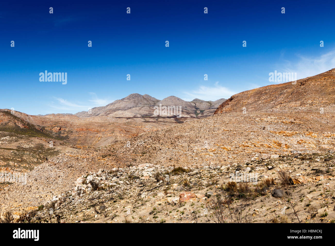 Valley of Death in the Swartberg Pass Stock Photo