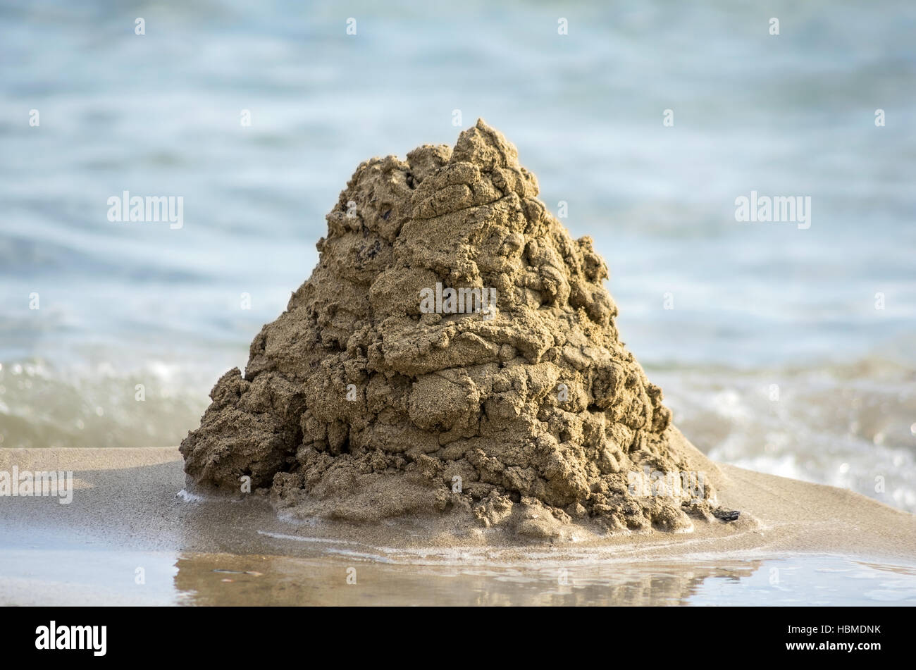 sandcastle Stock Photo