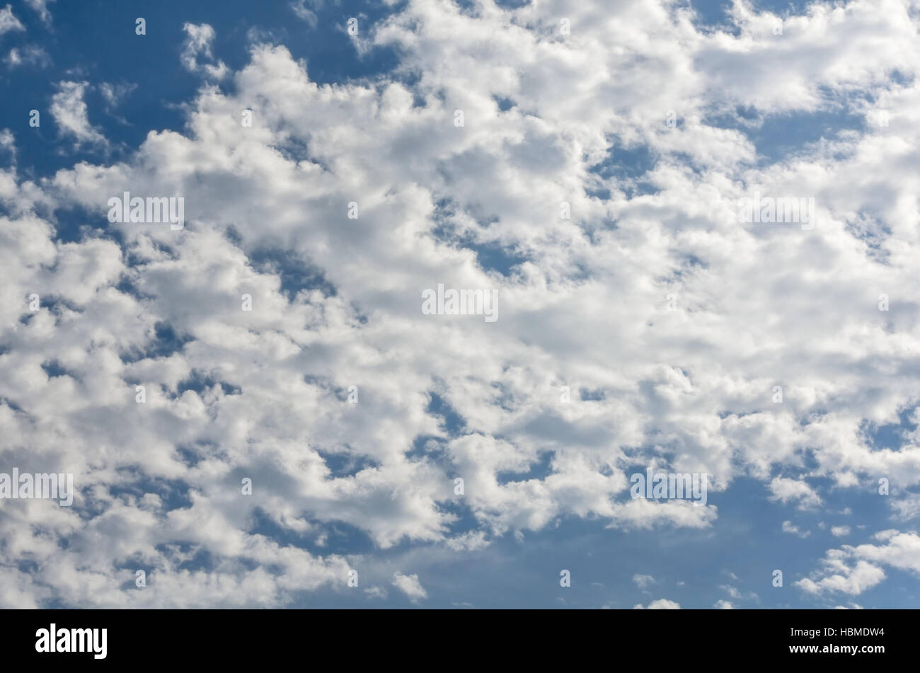 summer clouds in the sky Stock Photo