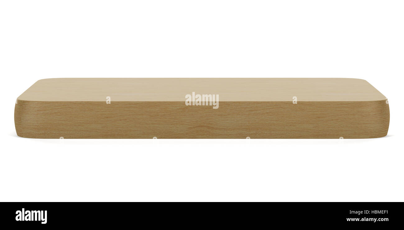 wooden cutting board isolated on white background Stock Photo - Alamy