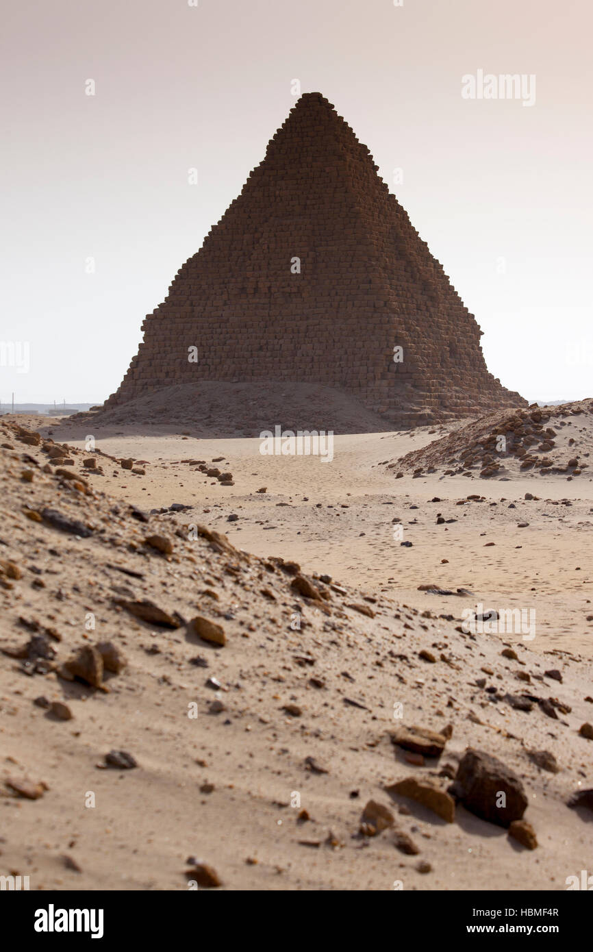 El Kurra, Necropolis of ancient capital of Napata, Sudan, Africa Stock ...
