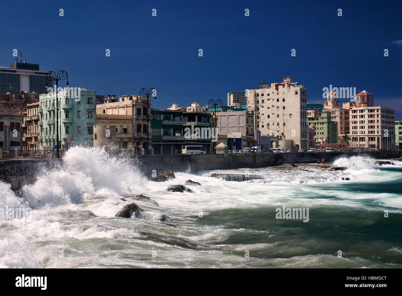 El Malecón, Cuba Stock Photo