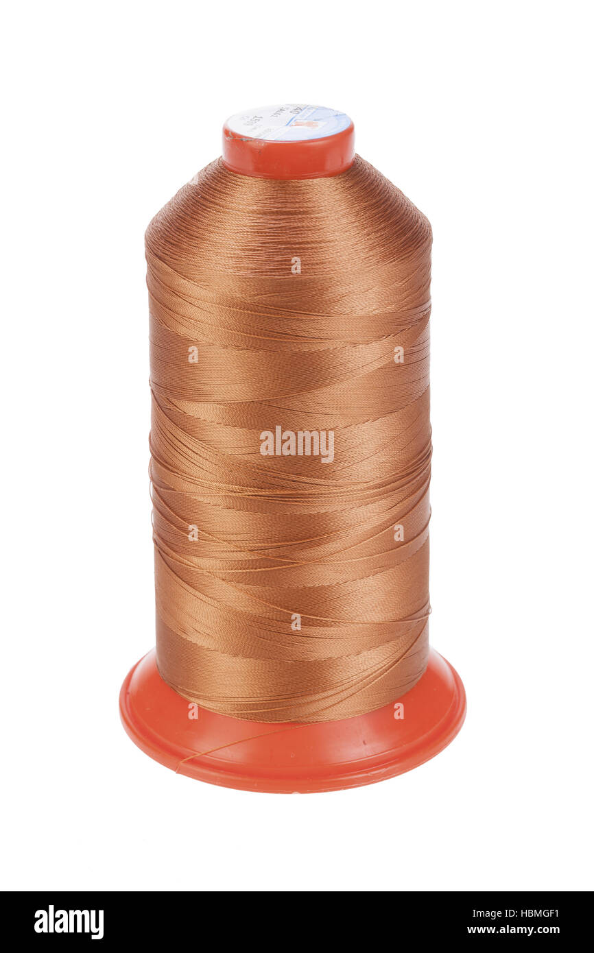 Bobbin With Silk Thread Stock Photo Alamy