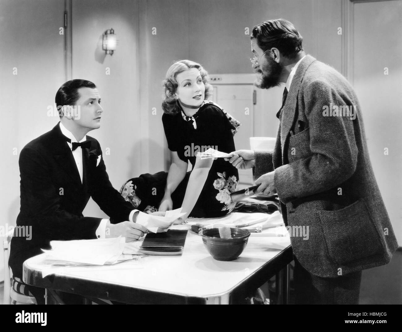 DANGEROUS NUMBER, from left: Robert Young, Ann Sothern, Barnett Parker ...