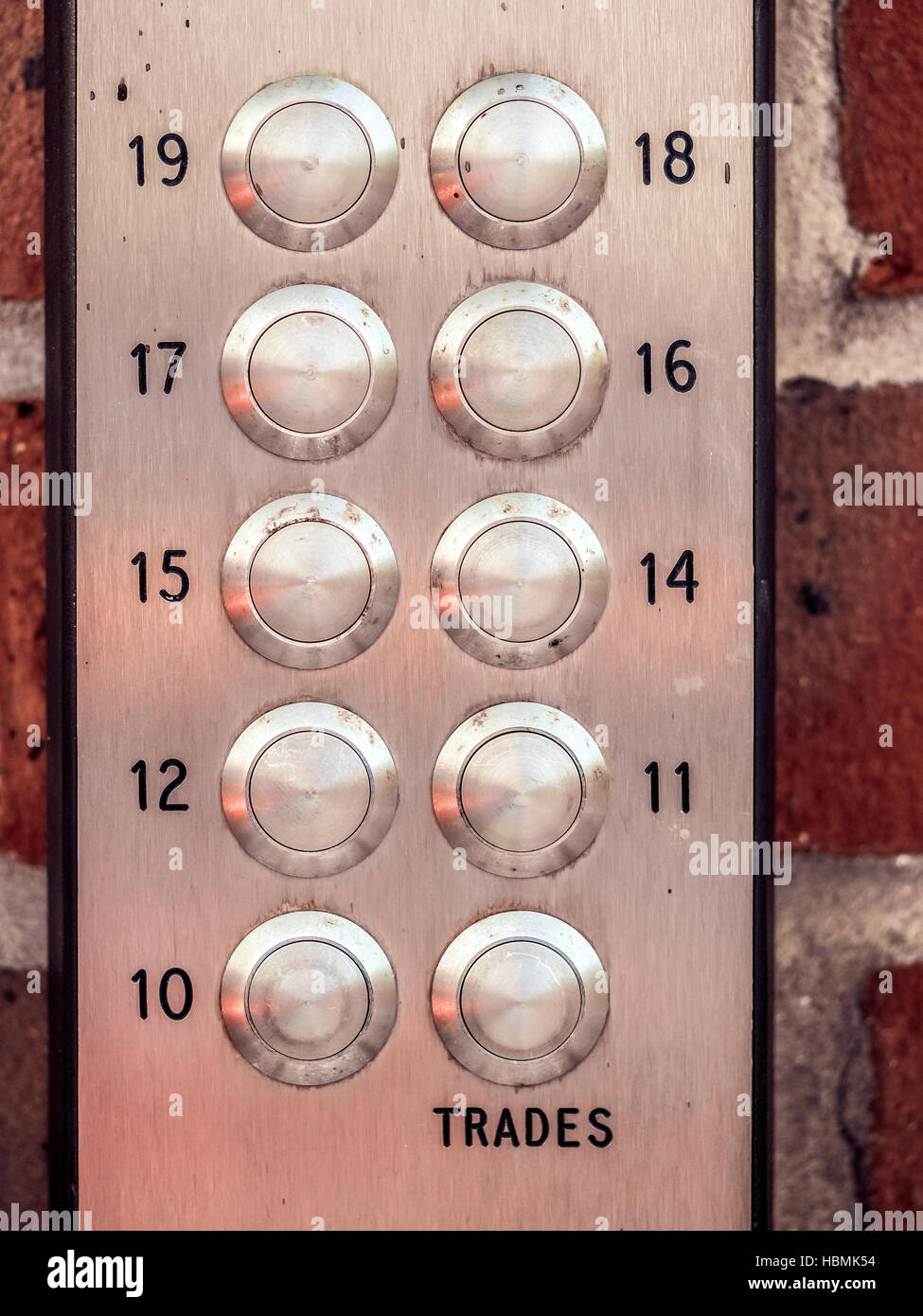 Entry phone keypad Stock Photo Alamy