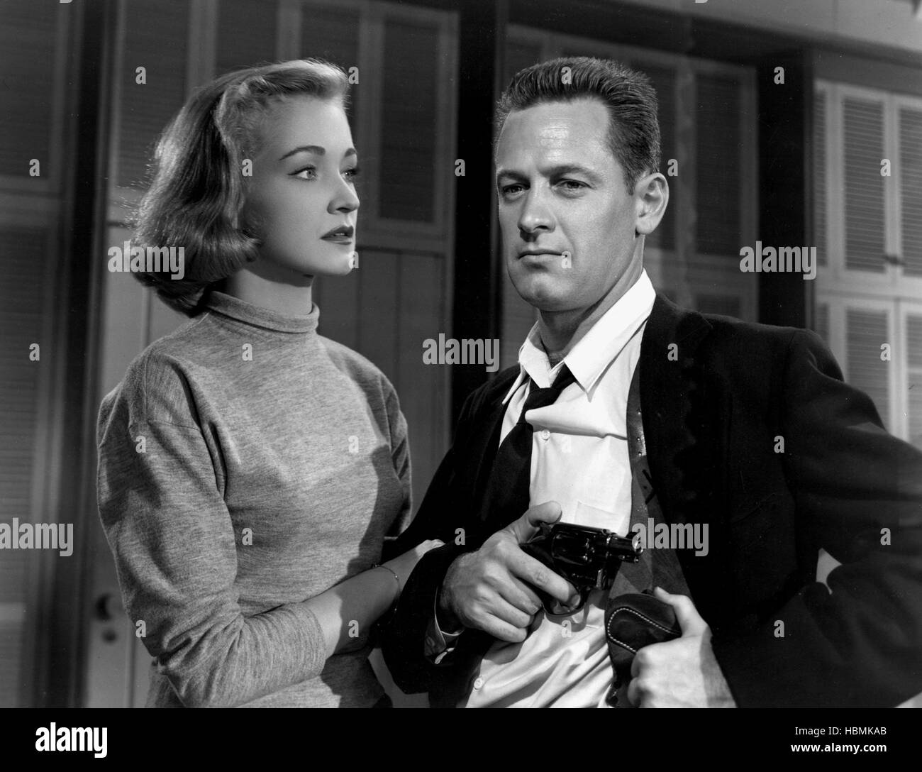 The Dark Past, Nina Foch, William Holden, 1948 Stock Photo - Alamy