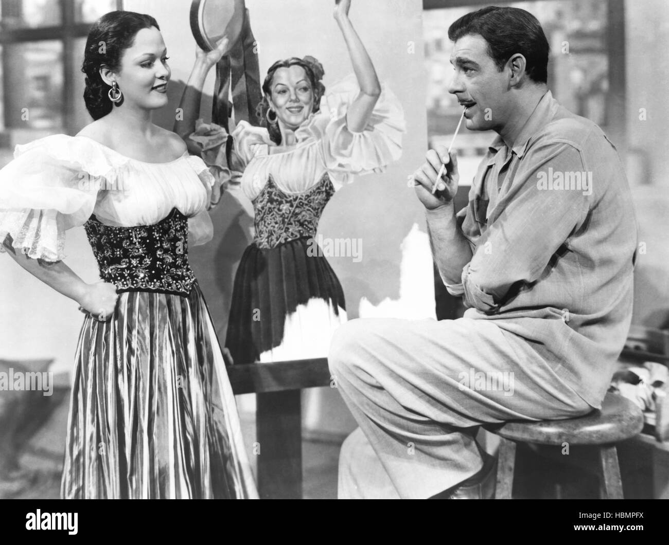 DEAD MAN'S EYES, from left Lon Chaney Jr., 1944 Stock