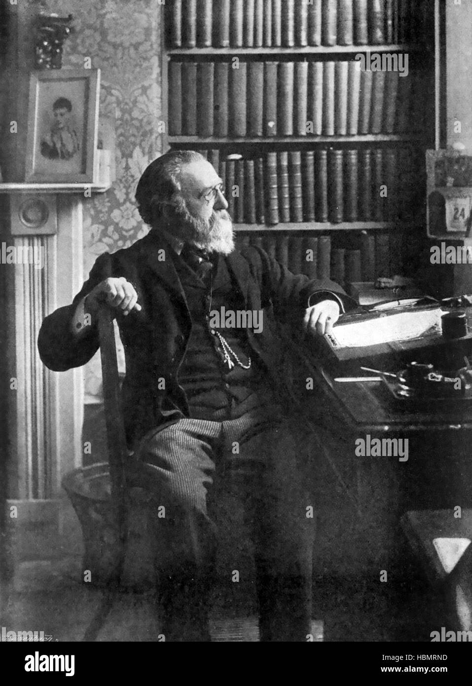 JUSTIN McCARTHY (1830-1912) Irish nationalist politician Stock Photo