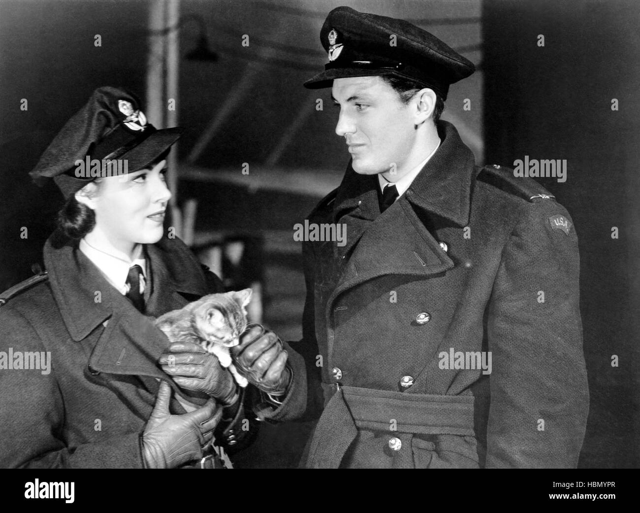 EAGLE SQUADRON Diana Barrymore Robert Stack 1942 Stock Photo Alamy