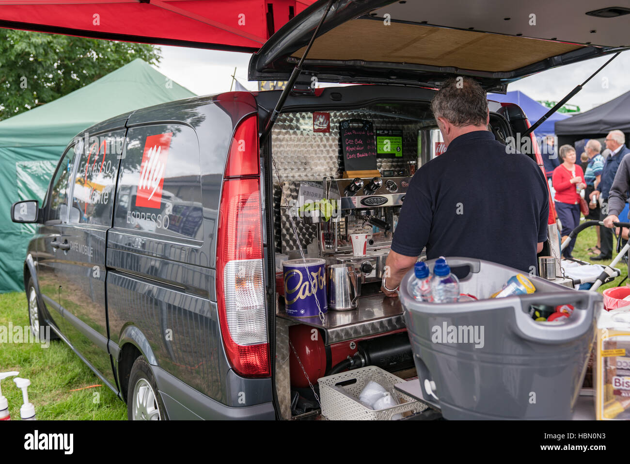 Mobile coffee van hires stock photography and images Alamy