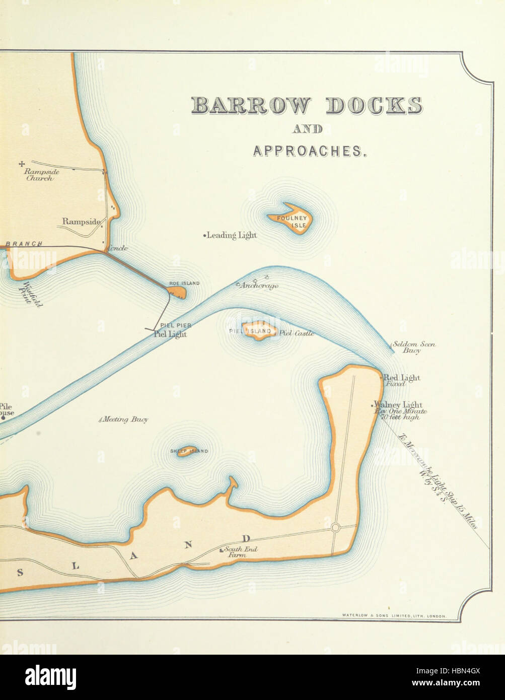Barrow in furness map hi-res stock photography and images - Alamy