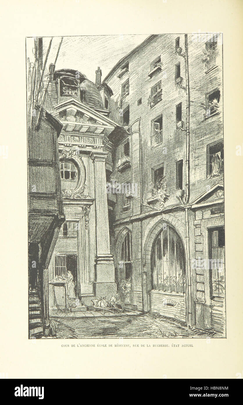 Image taken from page 210 of 'Paris de siècle en siècle. Texte, dessins et lithographies par A. Robida' Image taken from page 210 of 'Paris de siècle en Stock Photo