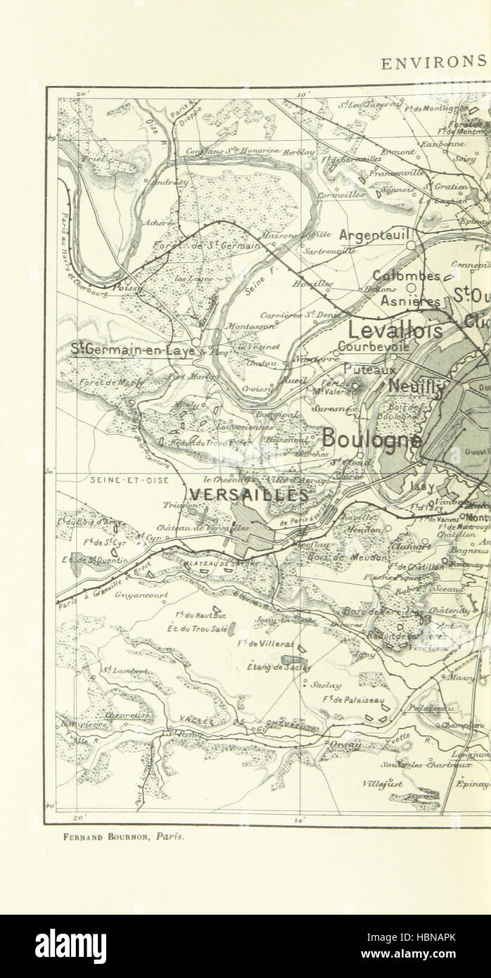 Image taken from page 394 of 'Paris. Histoire-monuments-administration-environs, etc' Image taken from page 394 of 'Paris Histoire-monuments-administration-environs, etc' Stock Photo
