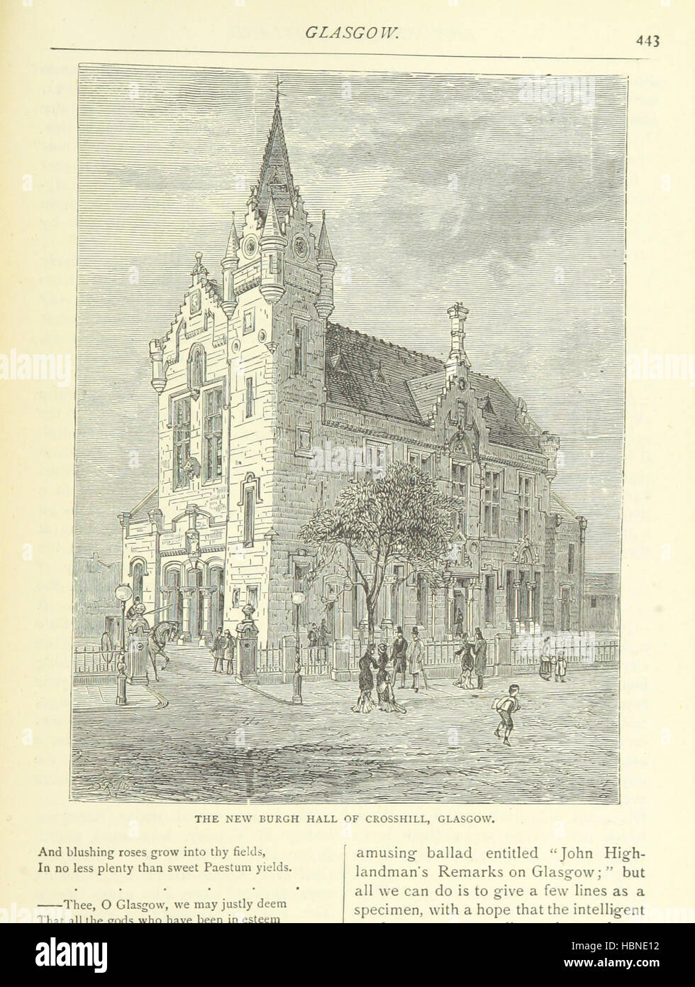 Image taken from page 463 of 'Picturesque Scotland, its romantic scenes and historical associations, described in lay and legend, song and story ... Illustrated, etc' Image taken from page 463 of 'Picturesque Scotland, its romantic Stock Photo