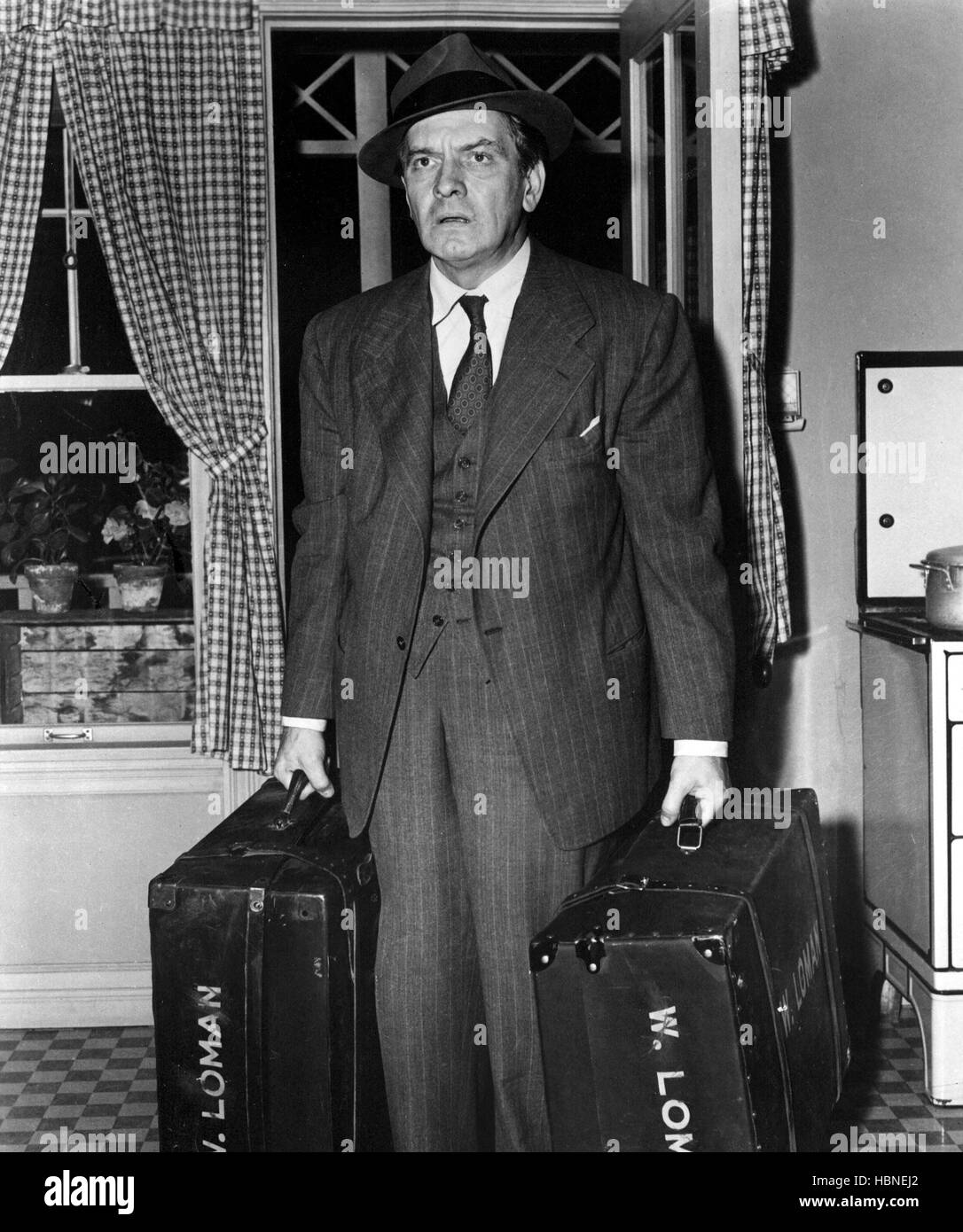 DEATH OF A SALESMAN, Fredric March, 1951 Stock Photo Alamy