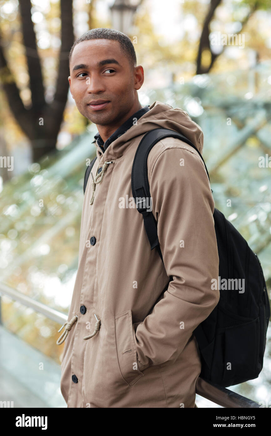 One african black man walking hi-res stock photography and images - Alamy