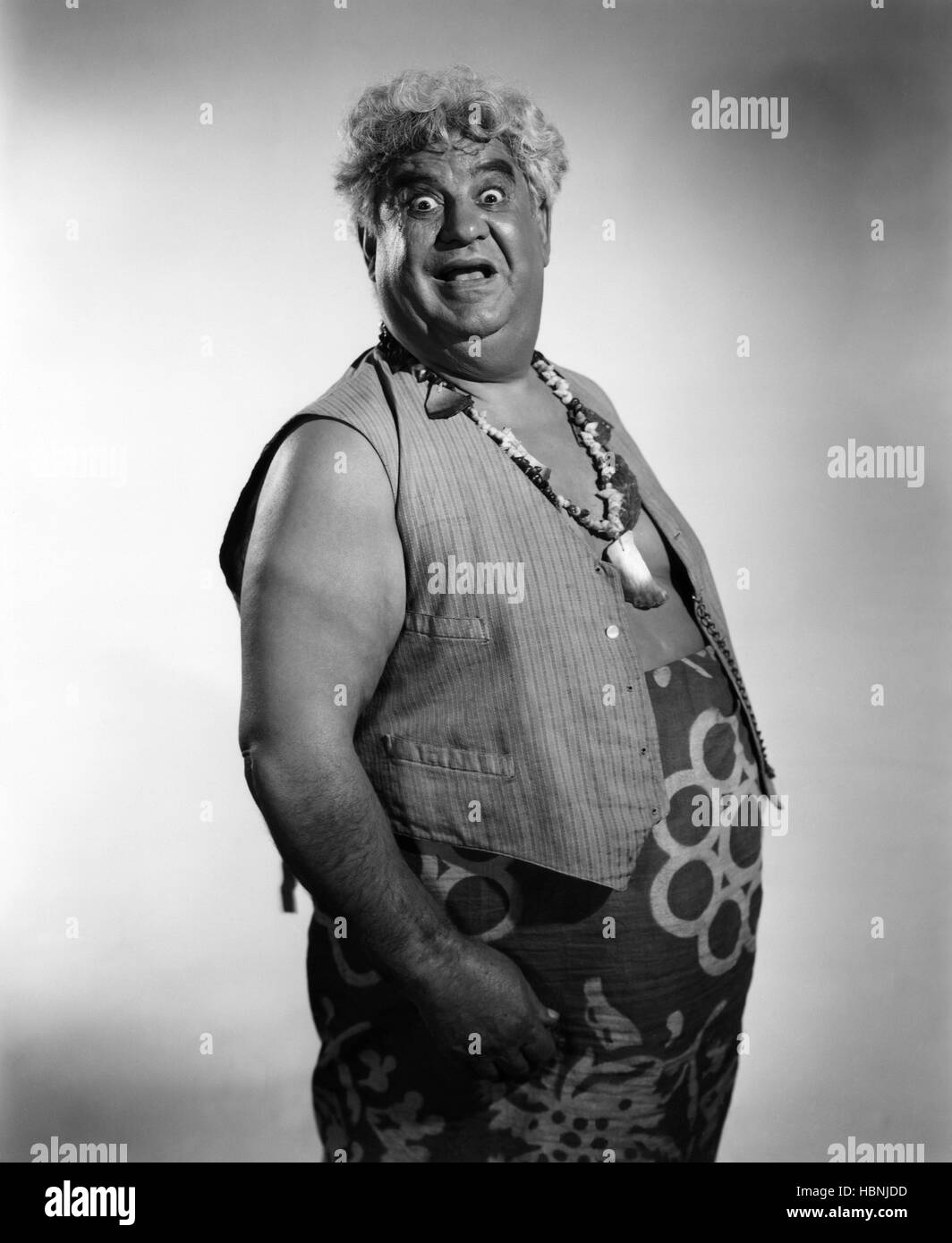 DOWN AMONG THE SHELTERING PALMS, Billy Gilbert, 1953, TM and copyright