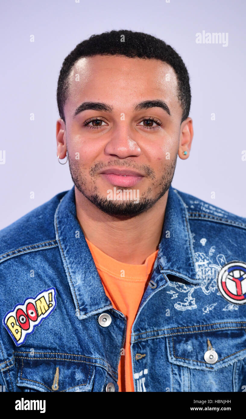 Aston Merrygold speaking at an AOL BUILD series London event at AOL's Capper Street in London. Stock Photo