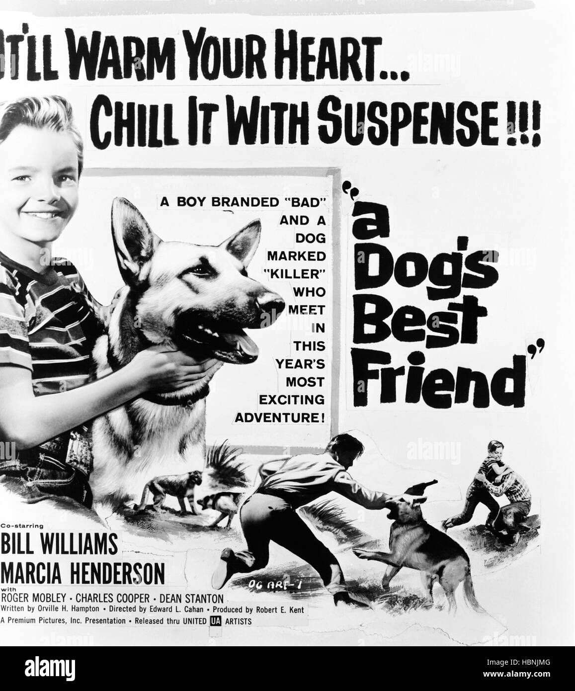 A DOG'S BEST FRIEND, US poster, Roger Mobley, 1959 Stock Photo - Alamy