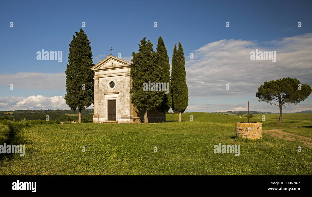 Chapel, Tuscany Stock Photo