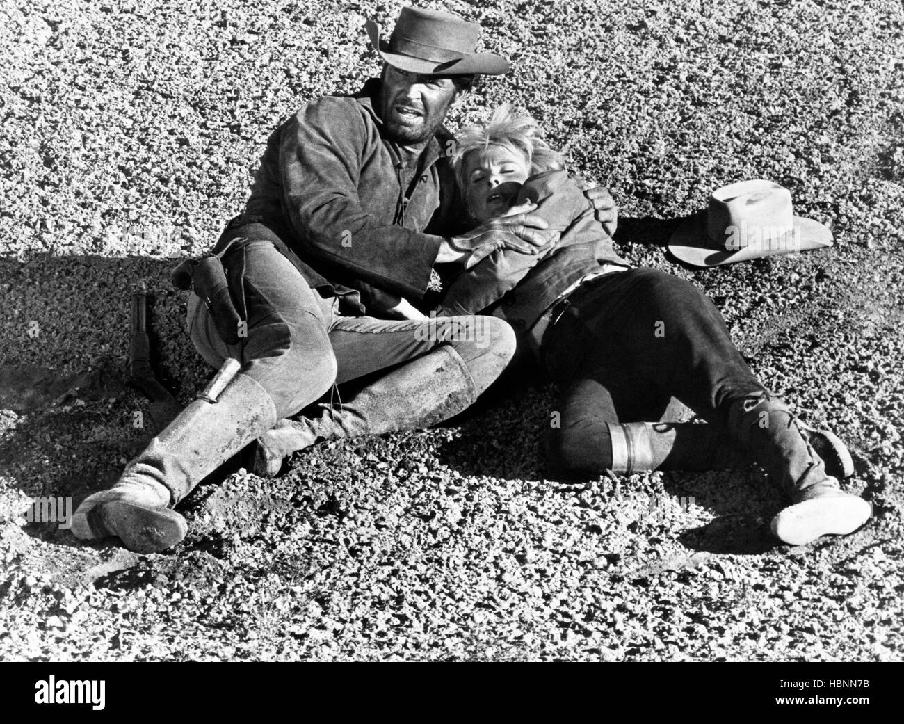 DUEL AT DIABLO, James Garner, Bibi Andersson, 1966 Stock Photo