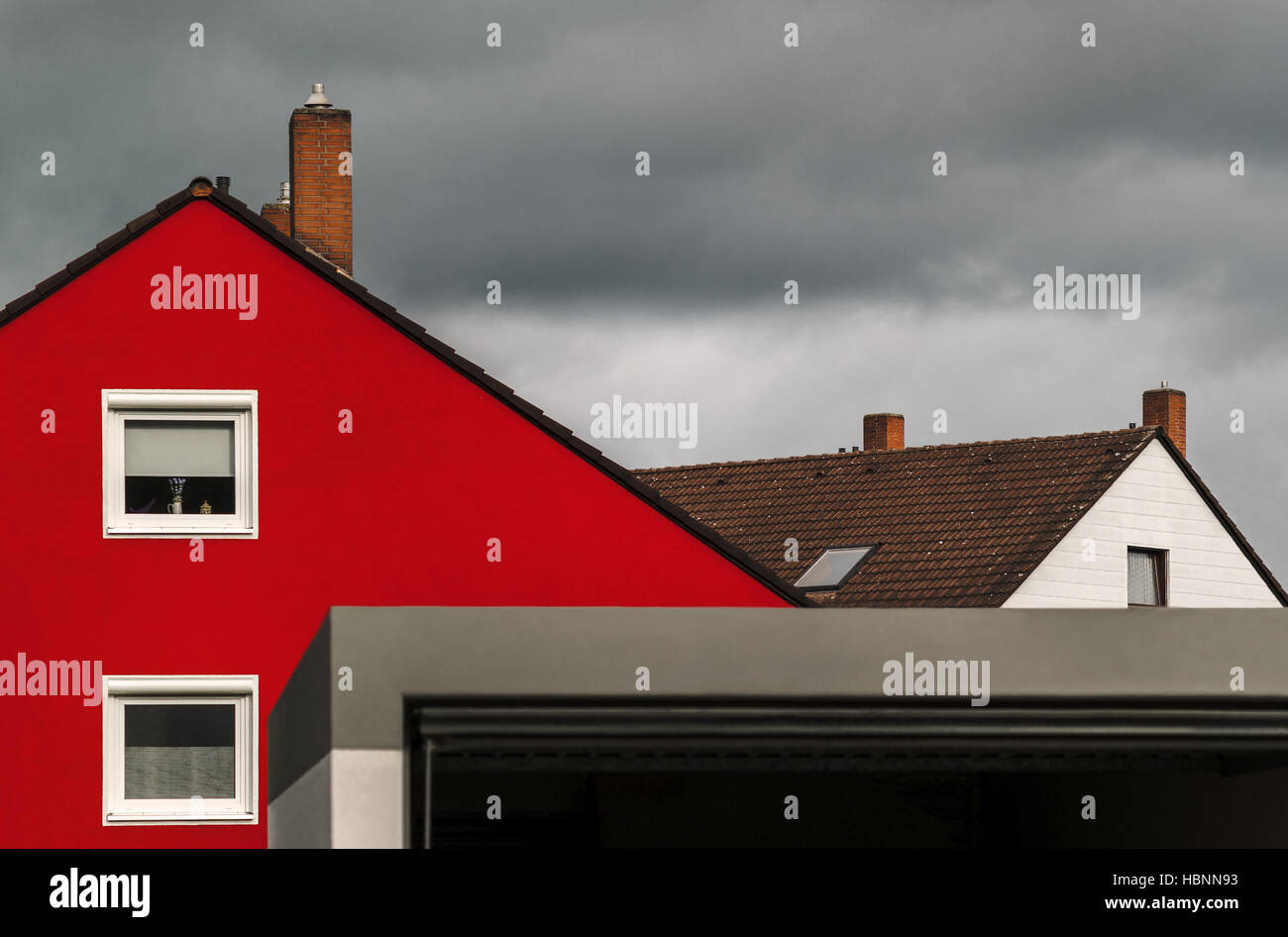 Style of roofs Stock Photo
