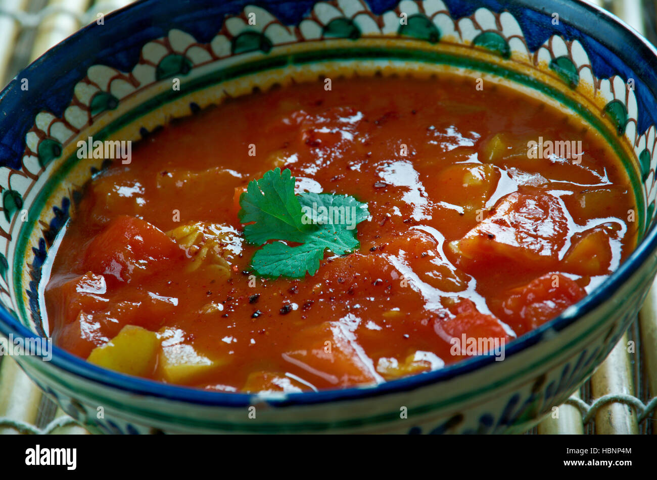 Indian onion tomato sauce Stock Photo Alamy