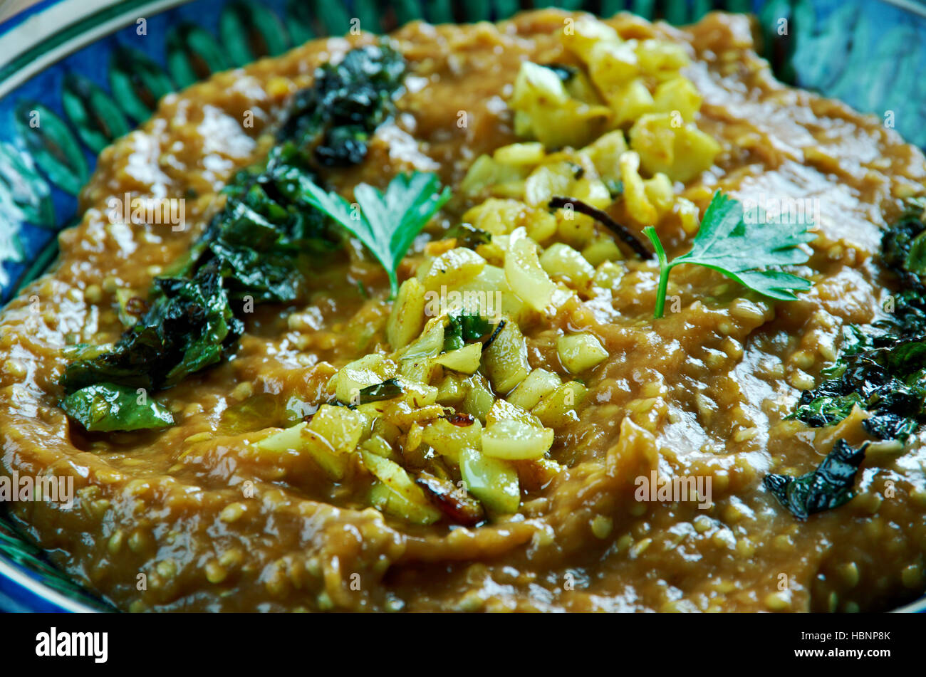 Persian Eggplant Dish Stock Photo Alamy